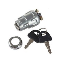 Ignition Starter Switch with 3 Position 3 Connection Terminal 2 Keys for Car,