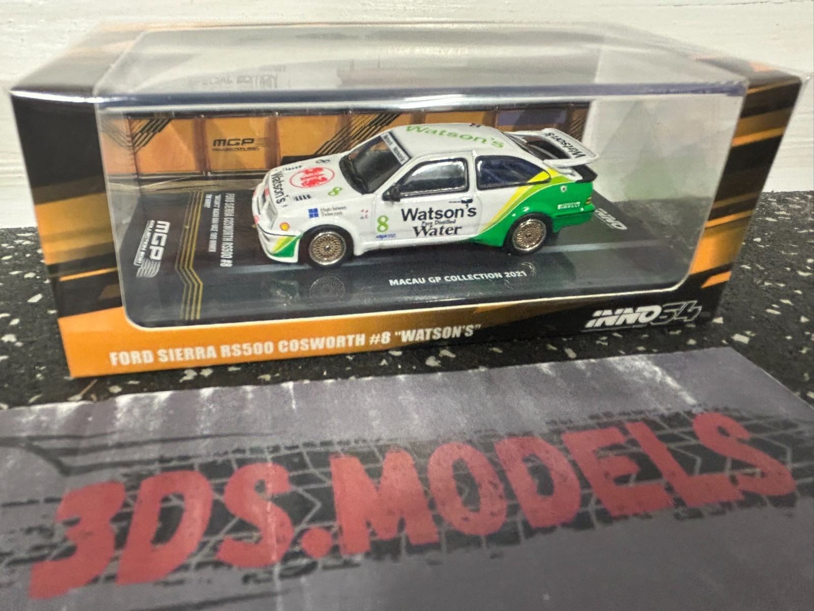 INNO 64 FORD SIERRA 1989 RS500 COSWORTH #8 WATSONS 1/64 *COMBINE POSTAGE*