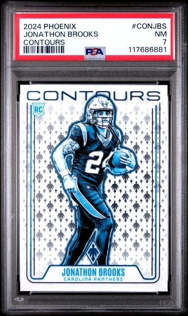 2024 PANINI PHOENIX #CON-JBS JONATHON BROOKS PSA NM 7