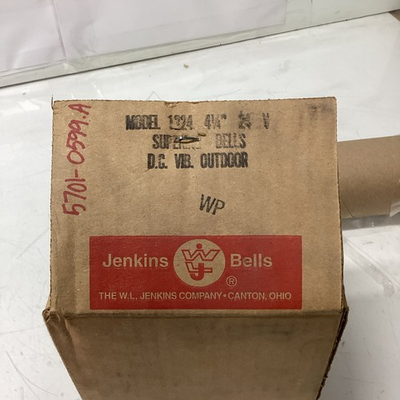 #ad Jenkins 1224 Industrial Electric Bell 24V DC Heavy Duty Signaling Alarm H 665 $34.99