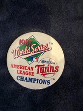 1987 World Series Minnesota Twins pin/pin back