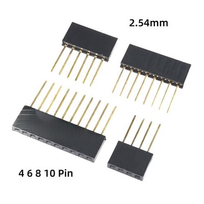 4 -10 Pin Polig Buchsenleiste weiblich Pin Header 2.54mm für  Raspberry