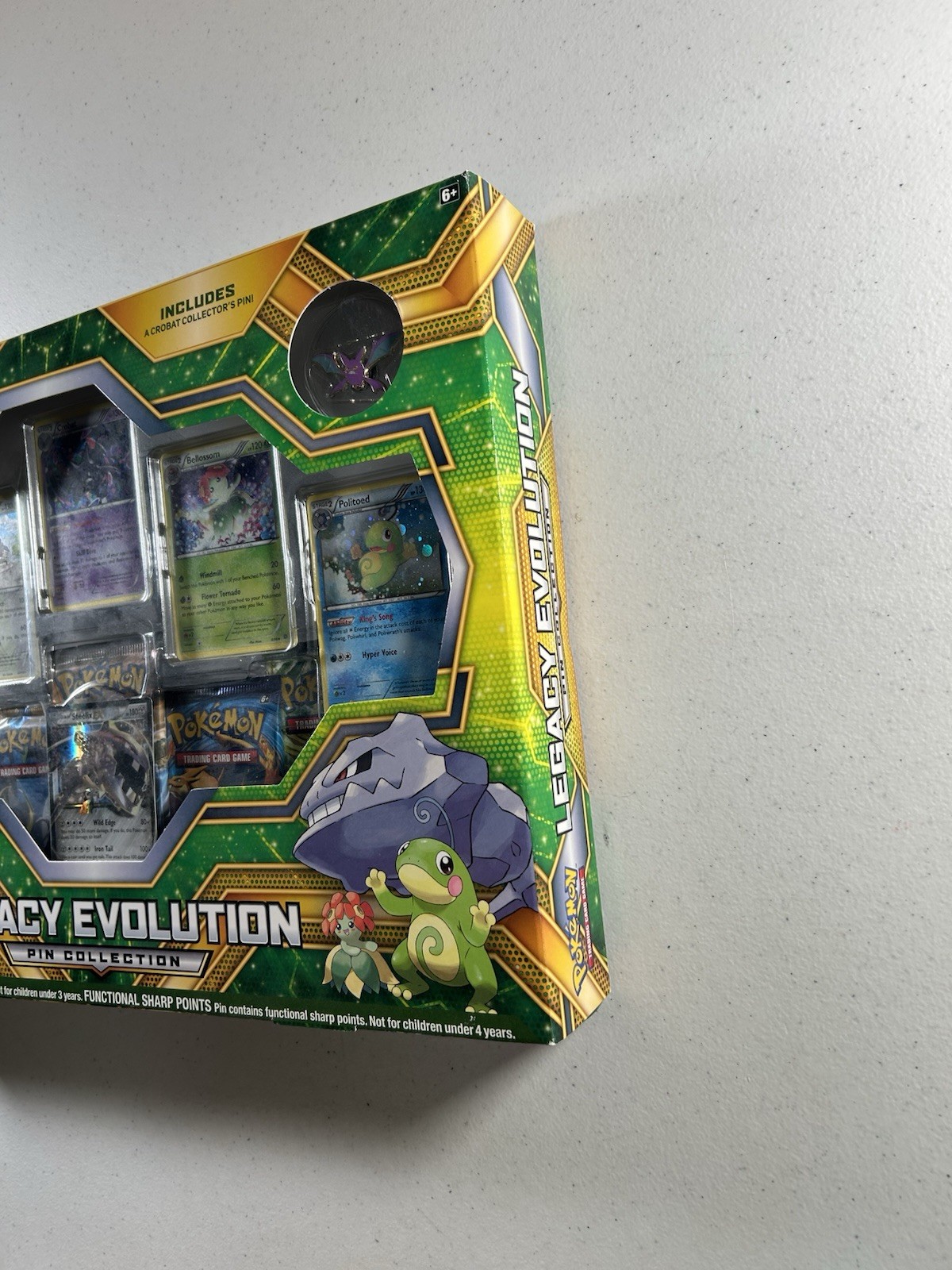 Pokemon TCG: XY 2017 Legacy Evolution Pin Collection Box New Factory ...