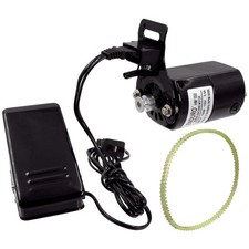 110V, 100W Heavy-Duty Sewing Machine Motor with Foot Pedal  Accessories