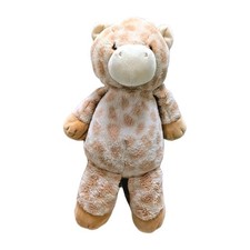 Kelly Toys Giraffe Plush Tan Rattle Crinkle Baby Toy Lovey Stuffed Animal 12"