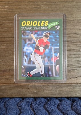 2026 Topps Heritage - Dylan Beavers #48 Dark Green Border (RC)