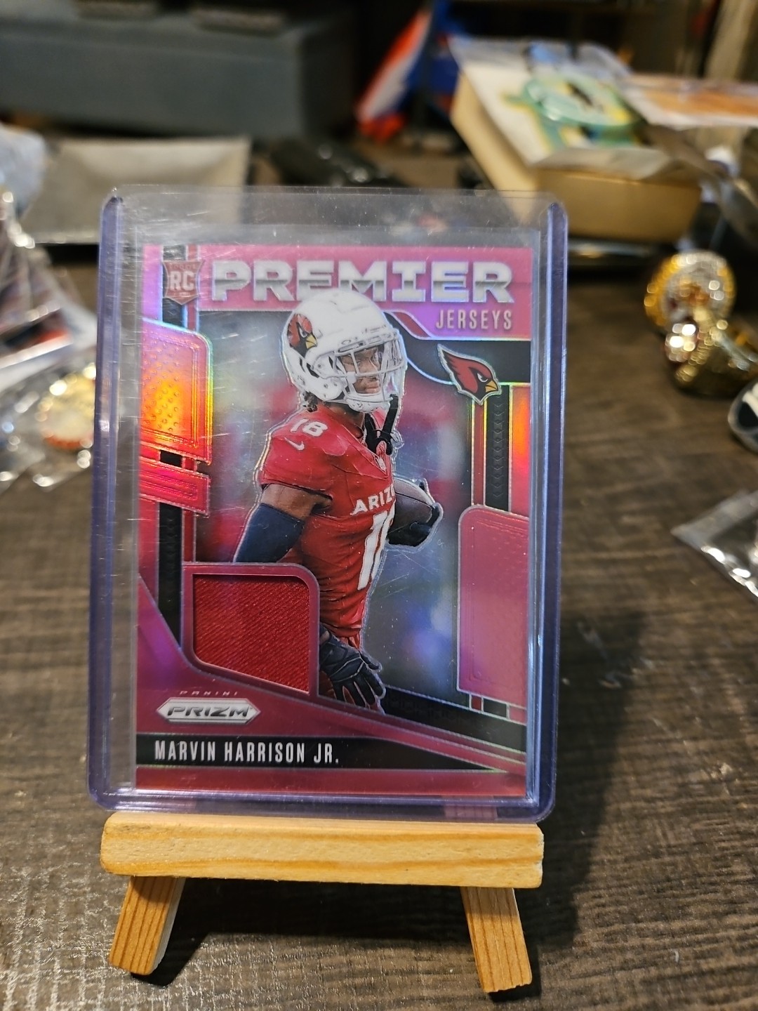 2024 Panini Prizm - Premier Jerseys Marvin Harrison Jr. #PJ-MHJ Pink Prizm