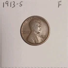 1913-S Lincoln Wheat Cent San Francisco Mint Fine
