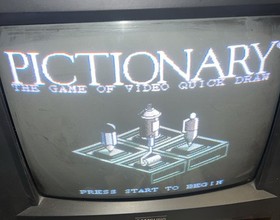 Pictionary Nintendo NES 1990 Power Play Game Tested Working