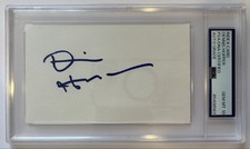 Dennis Hopper Autographed/Signed 3x5 Index Card PSA Encapsulated 10 Auto RARE!
