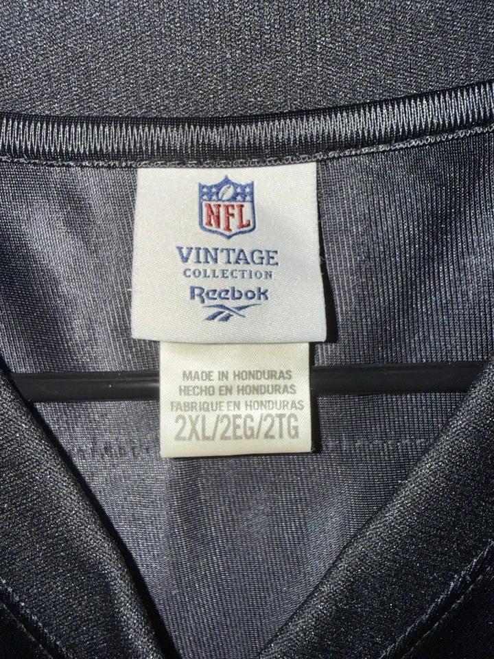 Camiseta deportiva negra Reebok NFL Atlanta Falcons Deion Sanders Vintage Collection 2XL Foto 3 de 4