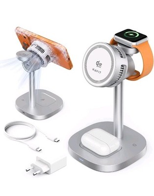 HAVIT Qi2. 2 25W MAGSAFE Ladestation 3:1 IPHONE SAMSUNG