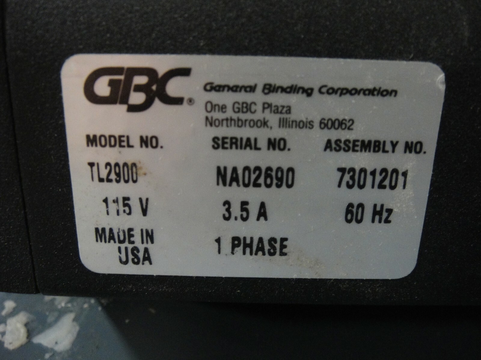 GBC TL2900 Modular 12