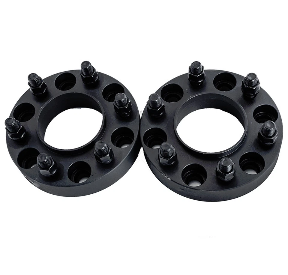 4PC 1.25" 6x135 Black Hubcentric Wheel Spacers for Ford F-150 Raptor Expedition - Image 3 of 3