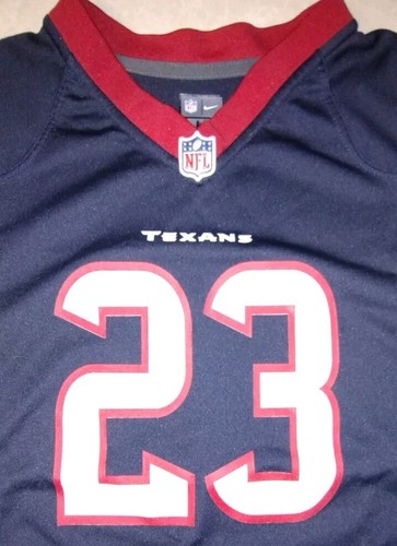 Arian Foster Houston Texans Jersey Boys Youth M Nike On Field Blue Screen Print - Picture 2 of 9