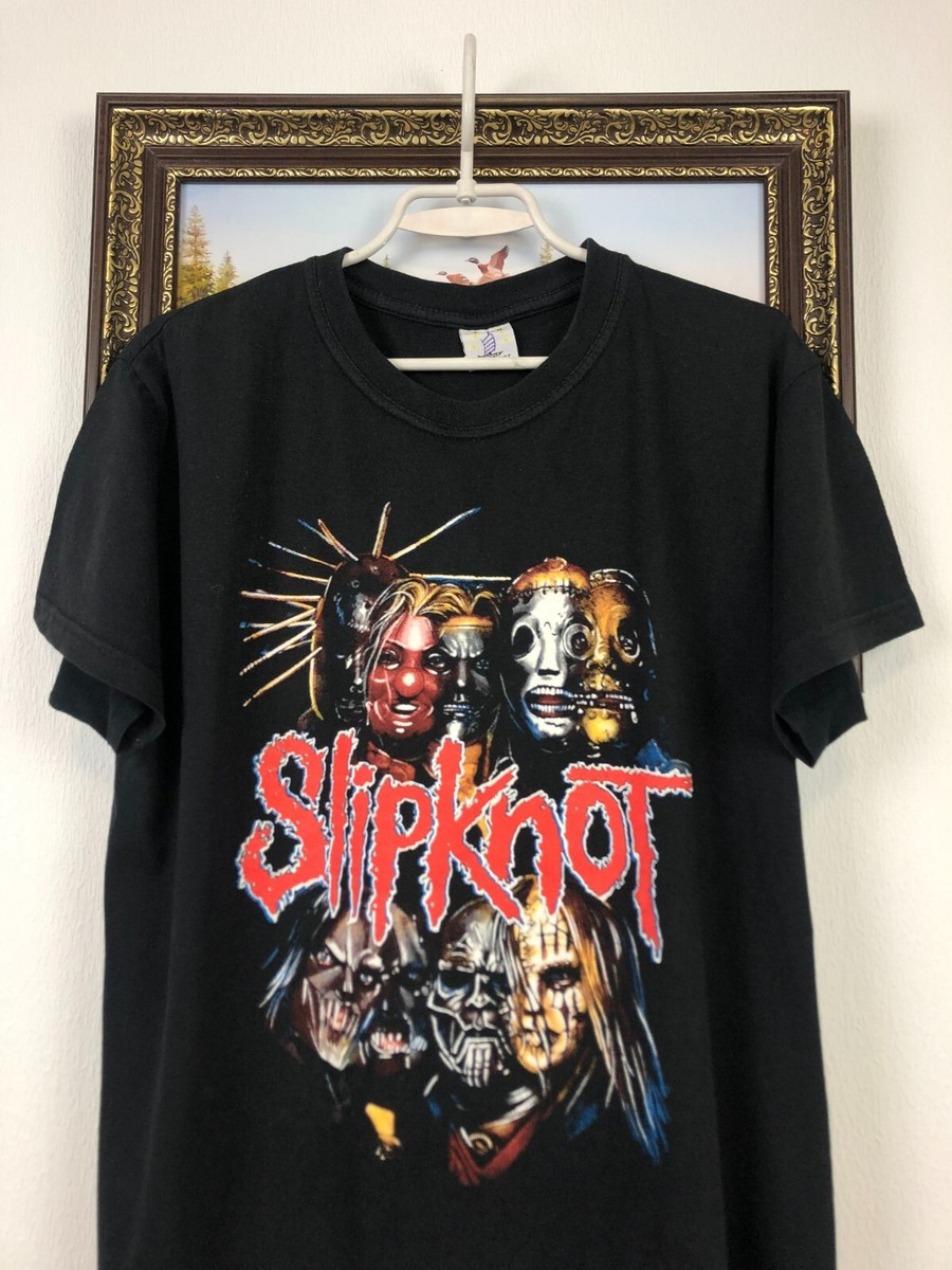 Vintage Slipknot Band Tee Shirt Rare Hype Over Print Mens