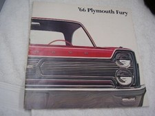 1966 Plymouth Fury Brochure Original Free Shipping 1966 Plymouth Fury Brochure Original Free Shipping