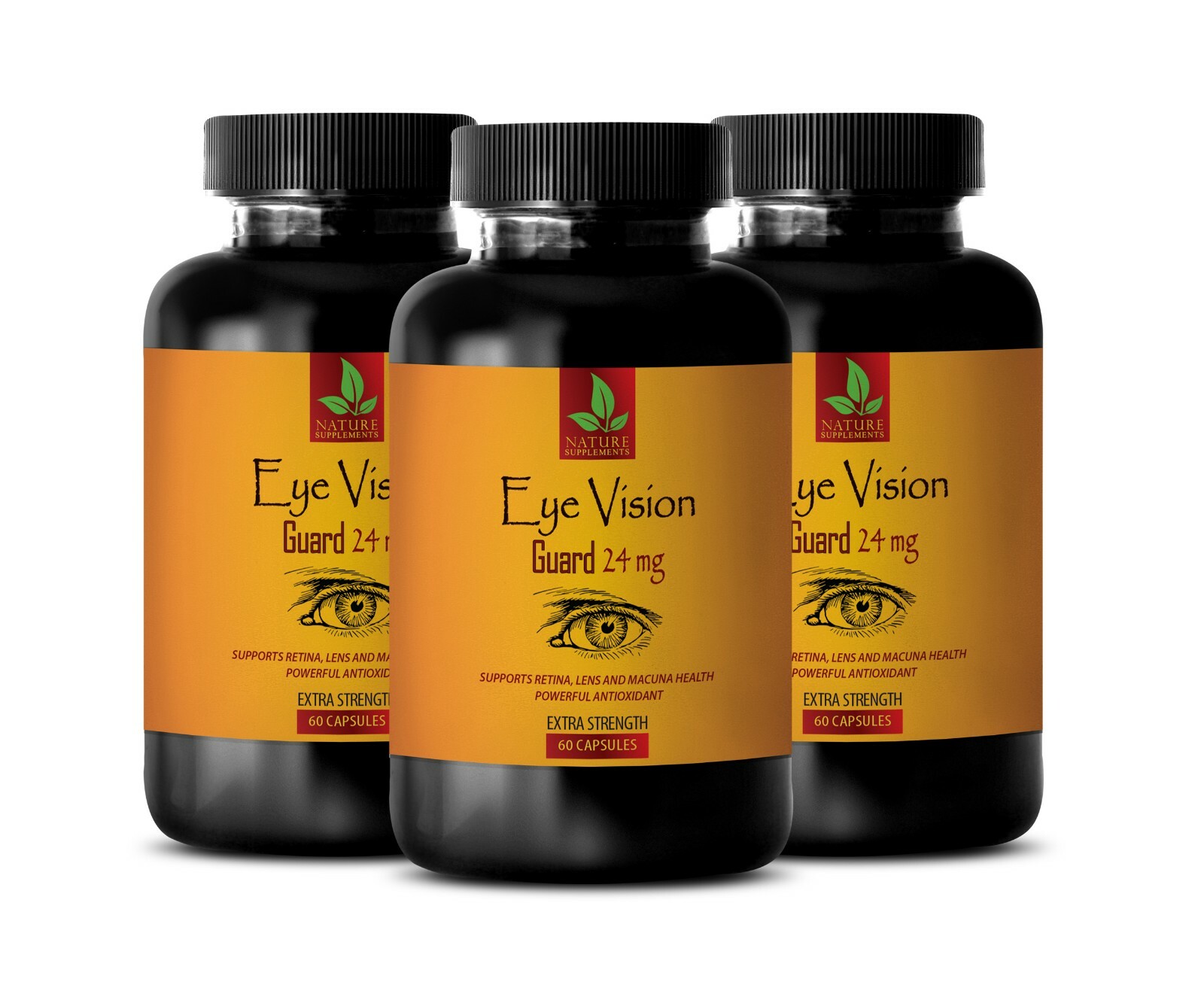 Soporte de visión - PROTECTOR DE VISIÓN OCULAR - luteína de arándano - 3 Botellas 180 Cápsulas