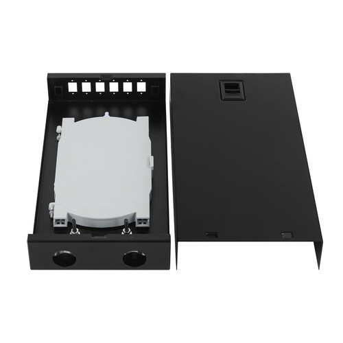 -6 Port Rack Mount Enclosure Fiber Optic Box Fits Racks Cabinet LGX ...