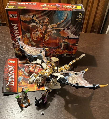 LEGO NINJAGO Wus gefährlicher Drache - 71718 mit OVP und Anleitung