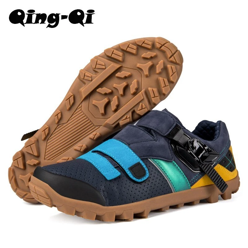 Zapatos de bicicleta MTB transpirables para hombre con tacos SPD grava carretera ciclismo zapatillas Foto 2 de 4