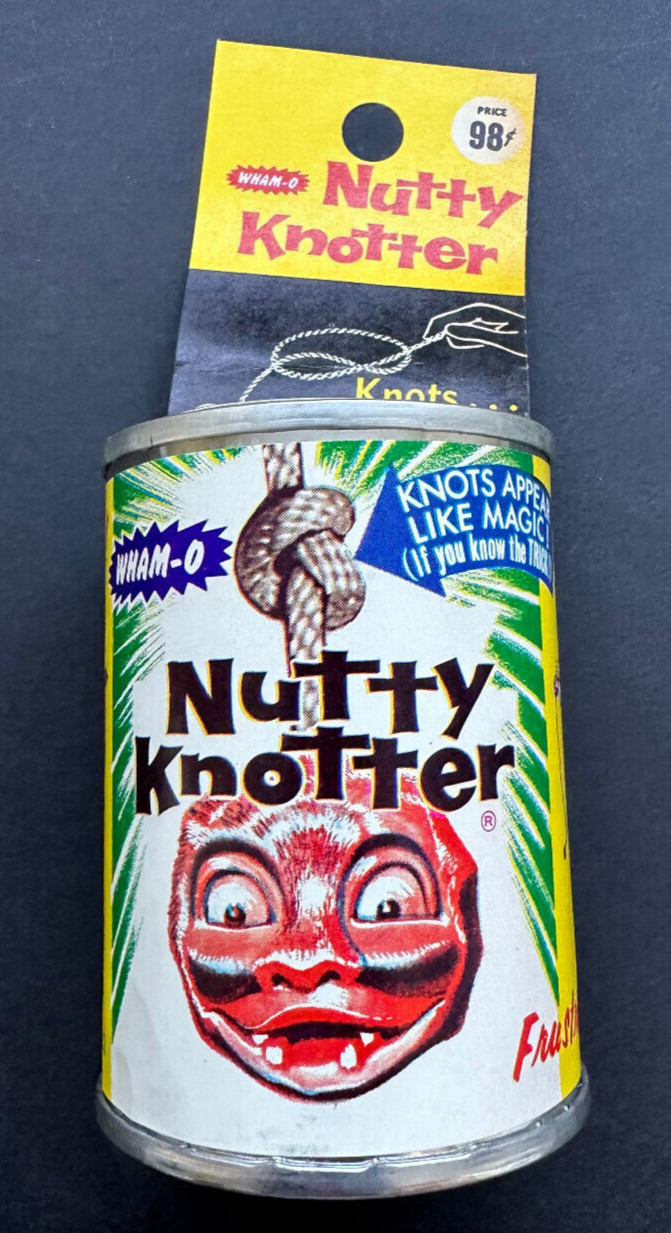 1966 Wham-O Nutty Knotter SEALED - Super Rare Vintage Toy - Original