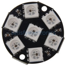 WS2812 7-Bit 5050 RGB LED Ring Round Decoration Bulb for Arduino