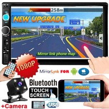 7" Android IOS Estereo De Pantalla Para Pantalla Tactil Radio Bluetooth C Mara