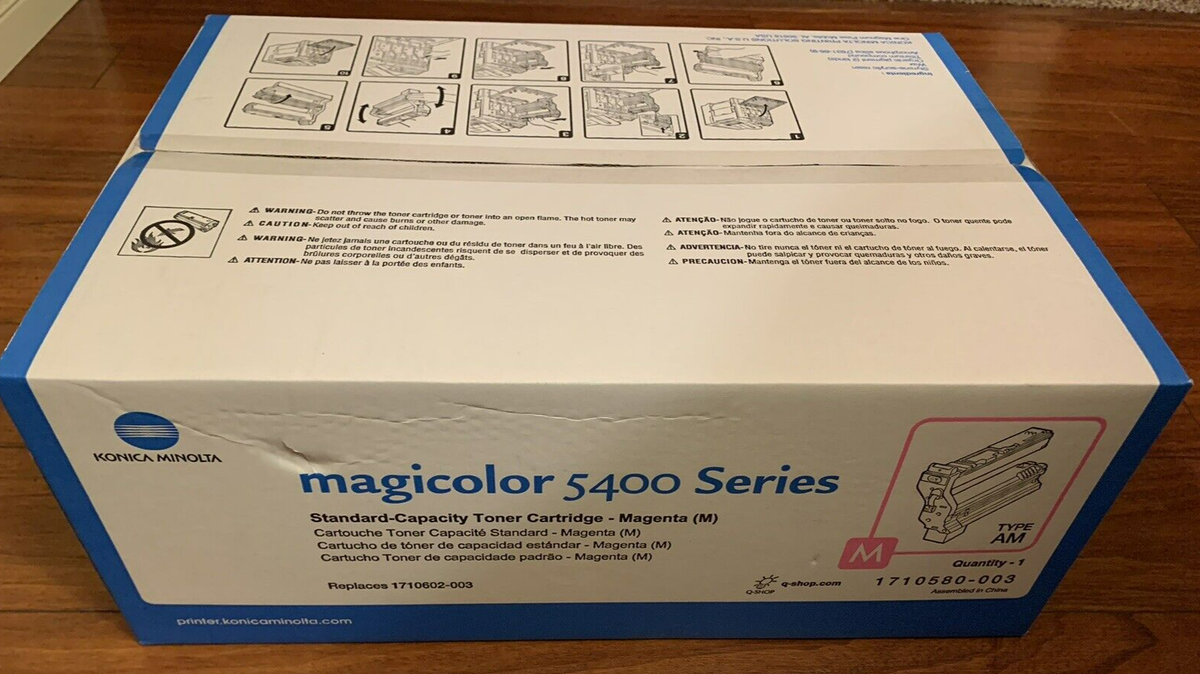Konica Minolta Magenta Magicolor 5400 Series Genuine Toner