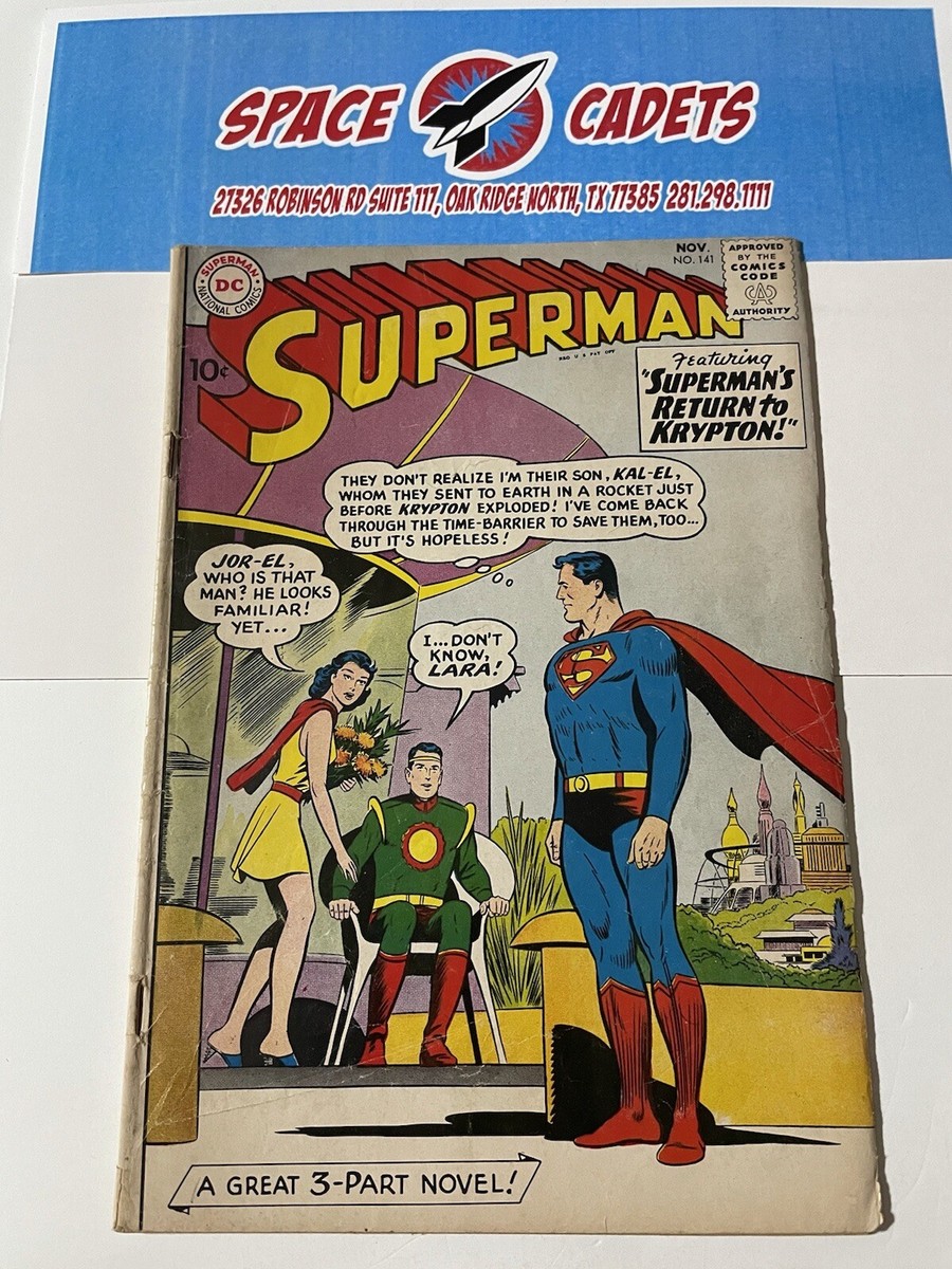 Superman #141 Return To Krypton Dc Comic Book | eBay