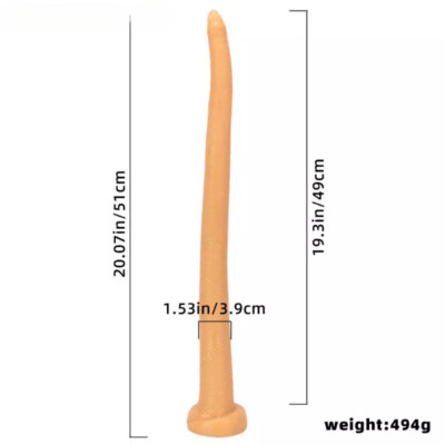 long analdildo Super Long Butt Plug Huge Flexible Anal Dildo Suction-Cup Sex Toy for Women  Men main image 0