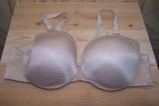 Cacique Lightly Lined Full Coverage Underwire Bra Plus Size 44 C Beige/Nude