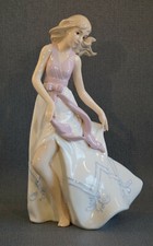 Statua in porcellana ballerina ballerina - altezza 31 cm circa - statua decorativa