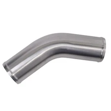45 Degree 89mm 3.5" Aluminum Intercooler Intake Pipe Piping Tube hose Length30cm
