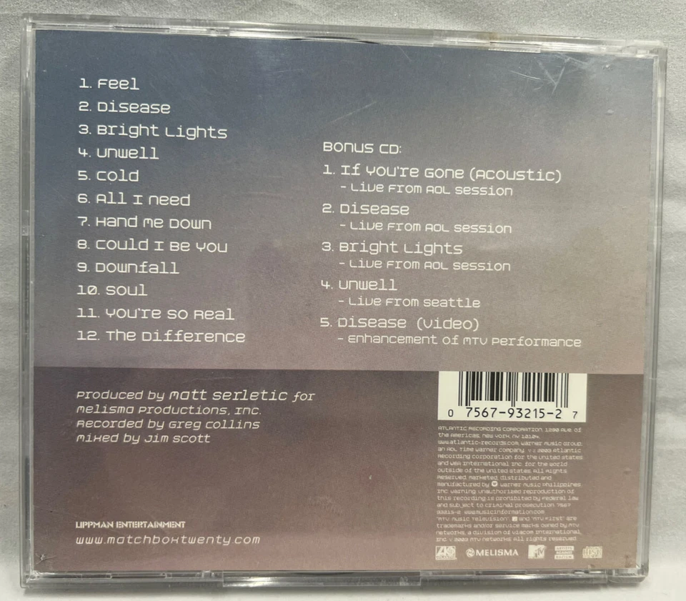 More Than You Think You Are [Audio CD + Bonus CD] 075679321527 - Matchbox Twenty Foto 2 de 2