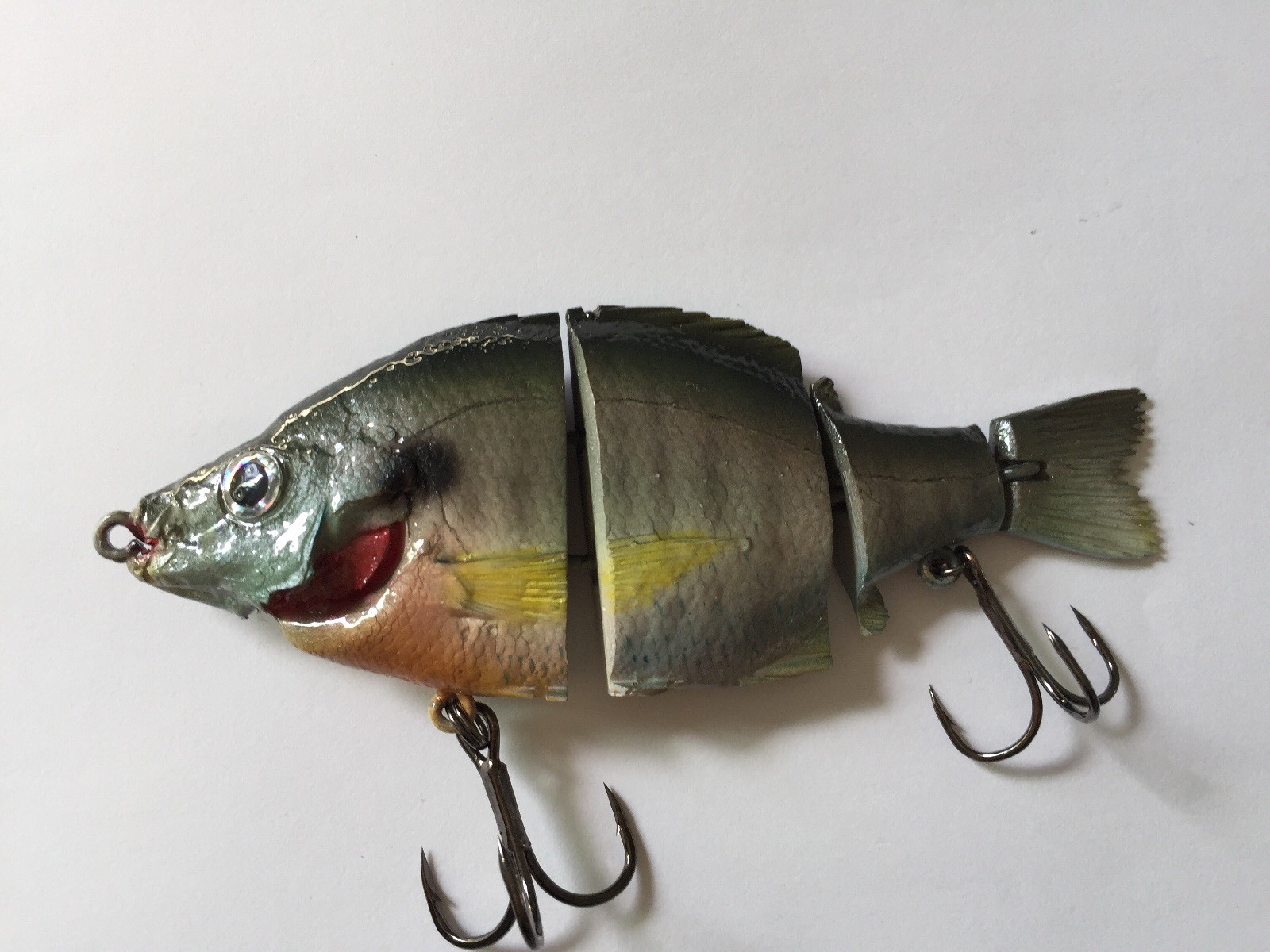 Bluegill Swimbait Floating Topwater Realistic Custom Handcrafted Gill - Image 6