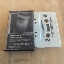 Foreigner inside information  - Cassette Tape US IMPORT Rare