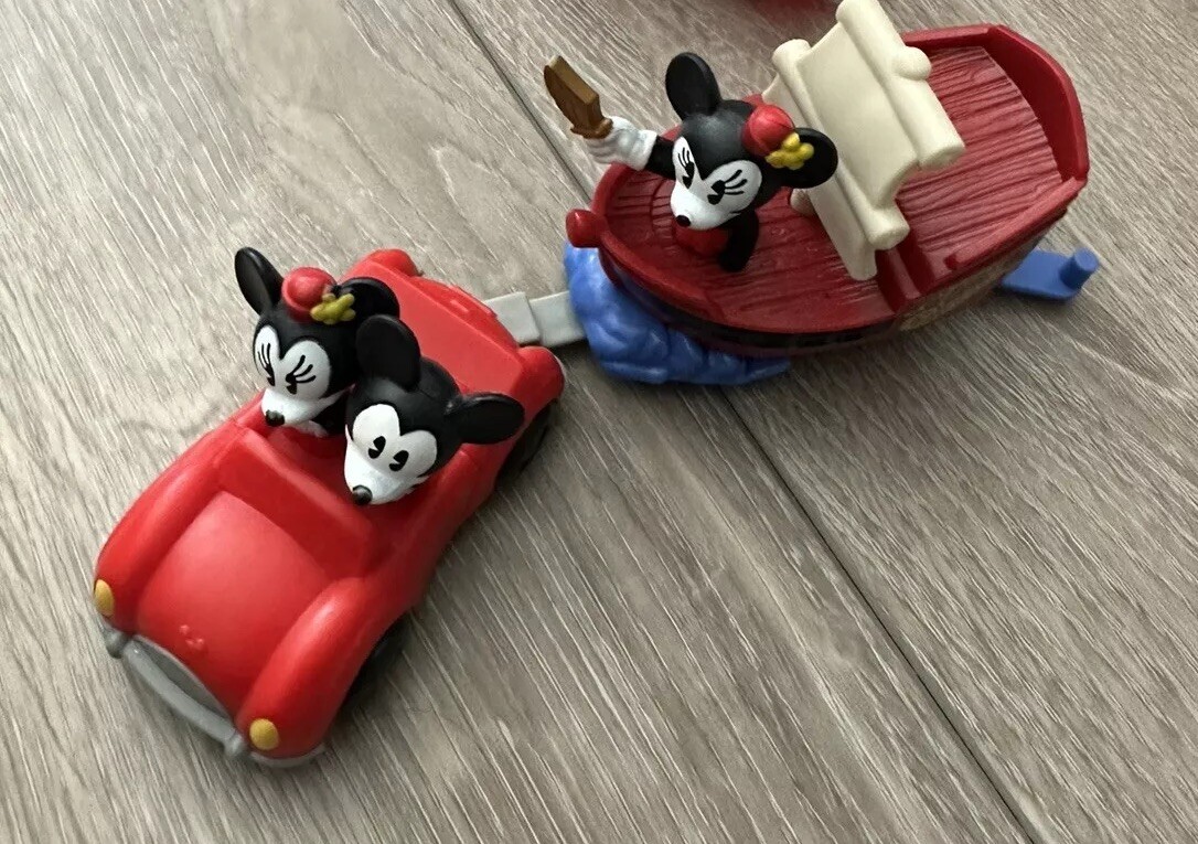 ミッキー ミニー 列車型置物 1st,2nd,3rd Anniversary ミッキー ミニー 列車型置物 1st,2nd,3rd Anniversary