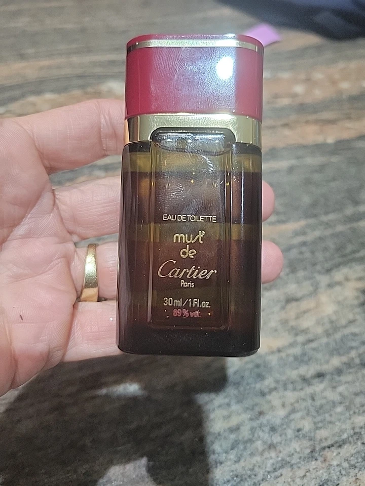 Vintage Must de Cartier Eau de Toilette Splash 30 ml 1 oz Bottle Parfums Open Bo - Image 4 of 4