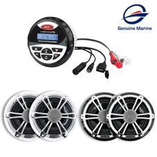 7.5 Bluetooth Marine Stereo Radio Receiver Waterproof Speaker Kit