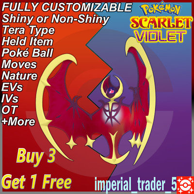 Grookey Shiny or Non 6 IV Customizable Nature Level OT Pokémon Scarlet Violet