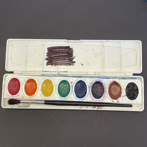 Prang Water Colors Non-Toxic 8 Pans Made in USA