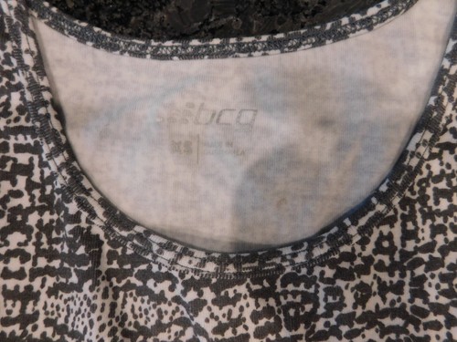 BCG Women’s Lifestyle Sing Geo Dot Tank Minion Ebony Tank Top Size XS - Picture 3 of 4
