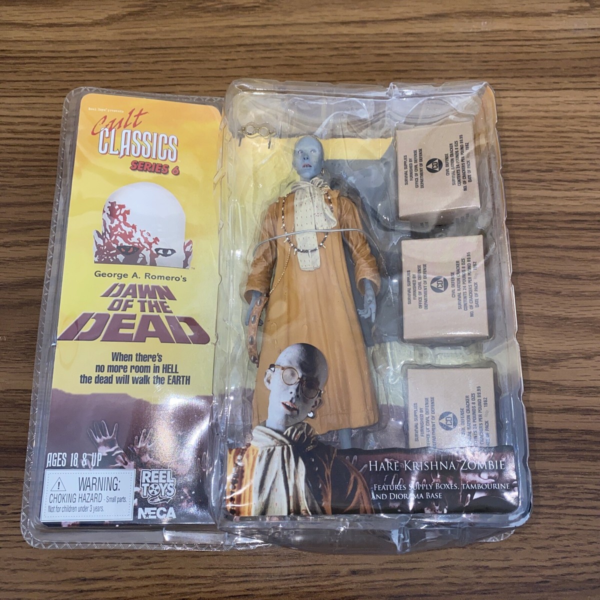 NECA DAWN OF THE DEAD HARE KRISHNA ZOMBIE 7 Action Figure for sale