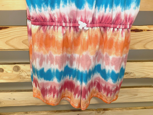 Wonder Nation Girl's Size XL 14/16 Tie Dye Short Romper Neptune Blue - Picture 4 of 7