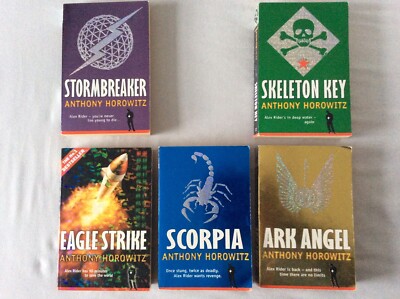 Alex Rider By Anthony Horowitz 5 Book Bundle - Very Good Condition