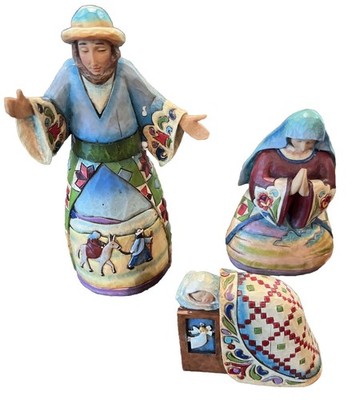 jim shore Heartwood nativity holy family Joy to the World The Lord Has Come 2007