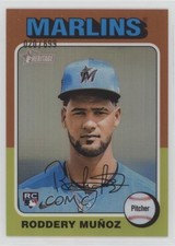 2024 Topps Heritage High Number SP Chrome /699 Roddery Munoz Muñoz #722 10zi