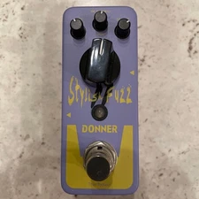 DONNER Guitar Effect Pedal Stylish Fuzz Purple True Bypass