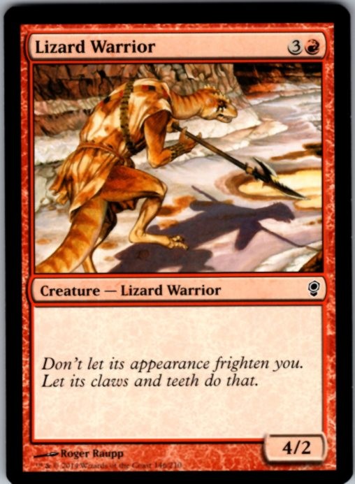 Lizard Warrior 146 Common Conspiracy Magic: The Gathering Lightly Played